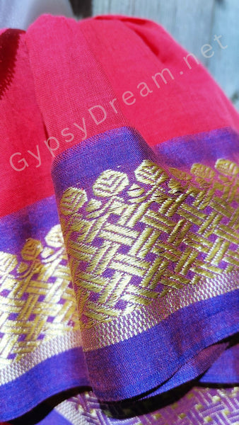 PINK "Luxe GOLD" Trim Padma Skirt