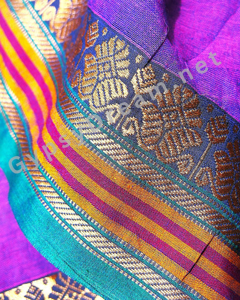 Iridescent Violet Padma Skirt