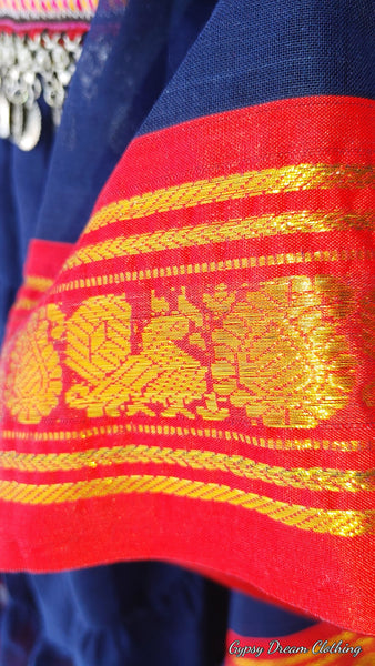 Navy Blue Padma Skirt