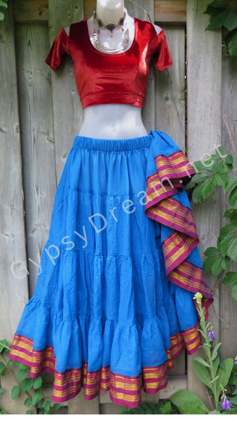 Ocean Blue Padma Skirt