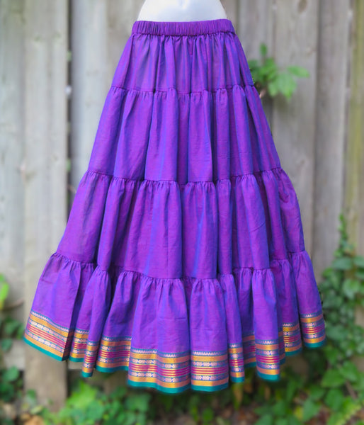 Iridescent Violet Padma Skirt