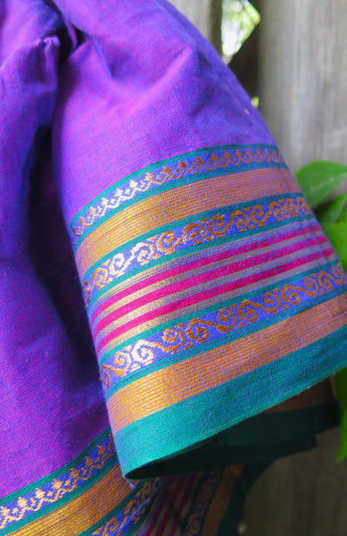 Iridescent Violet Padma Skirt