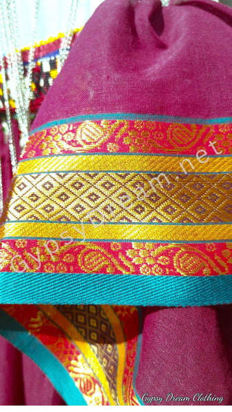 Wine Padma Skirt