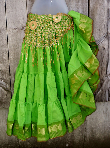 Apple Green Padma Skirt