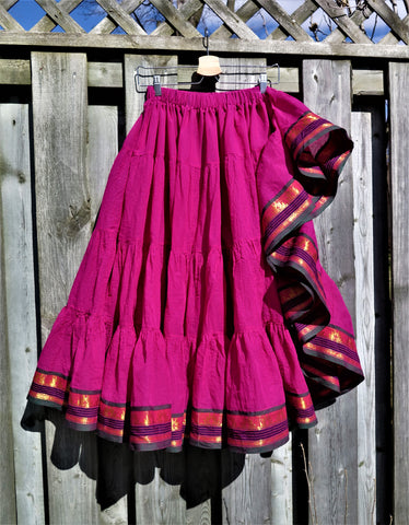 Fuchsia Pink Padma Skirt